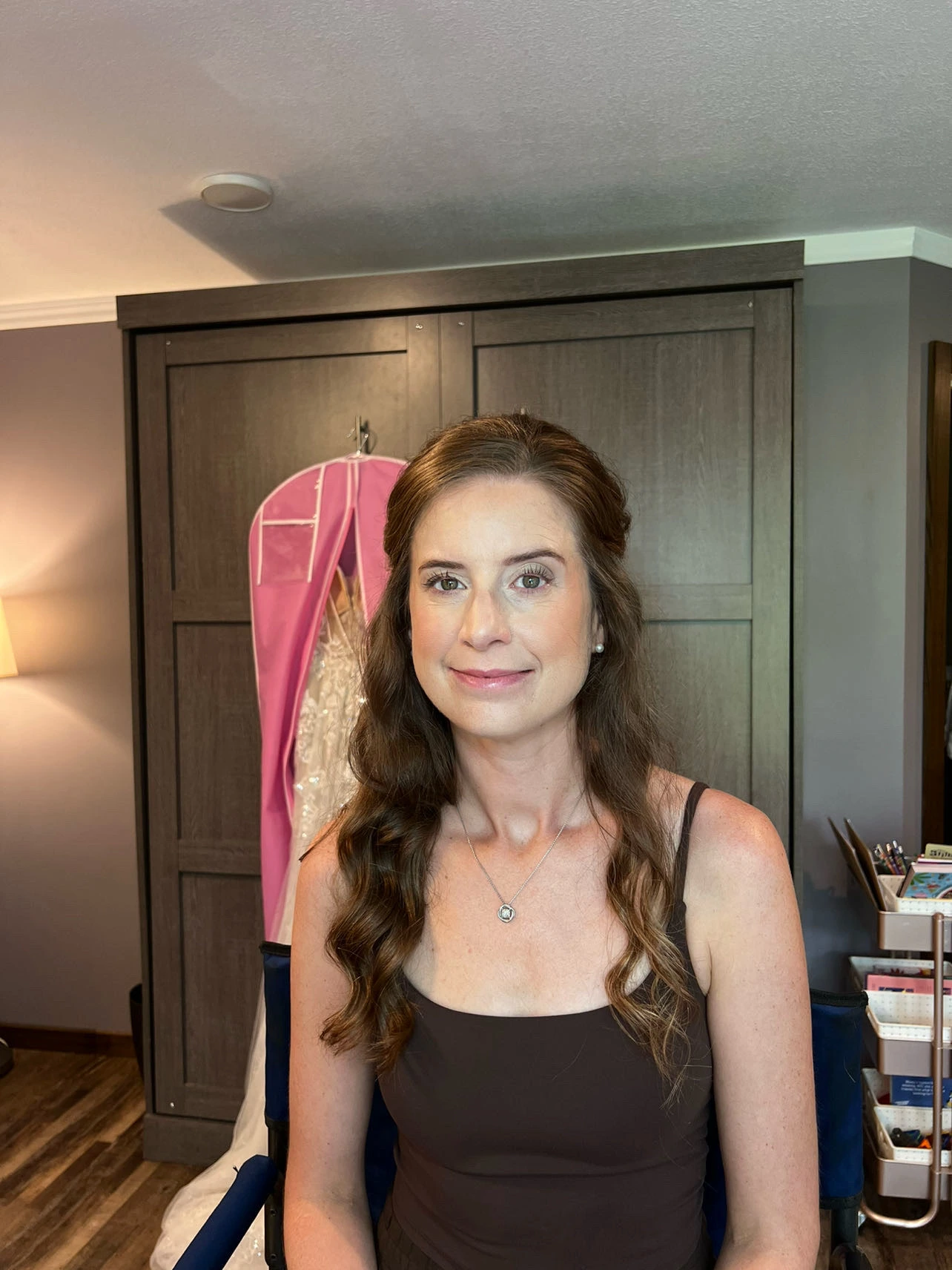Wedding party makeup