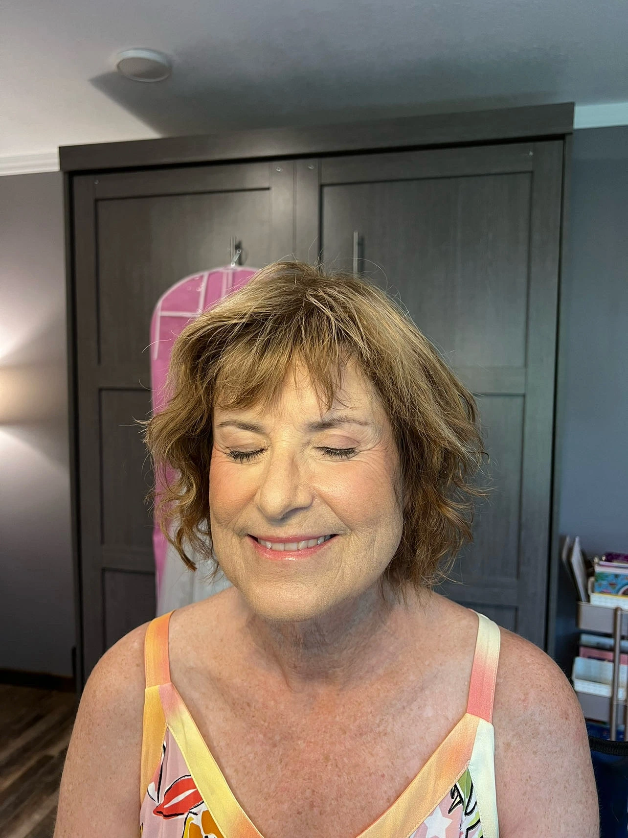 Wedding guest makeup